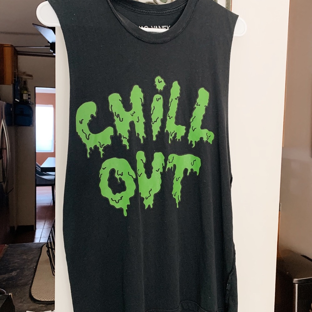 Chill Out Muscle Tank - Picture 2 of 4